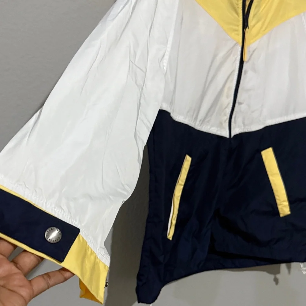 Penfield Yellow and Navy Utility Jacket rain jacket wind breaker - Picture 3 of 11